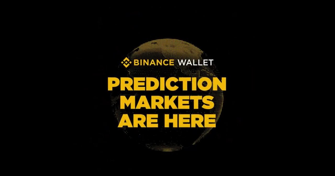 Binance has launched prediction markets through its Binance Wallet.