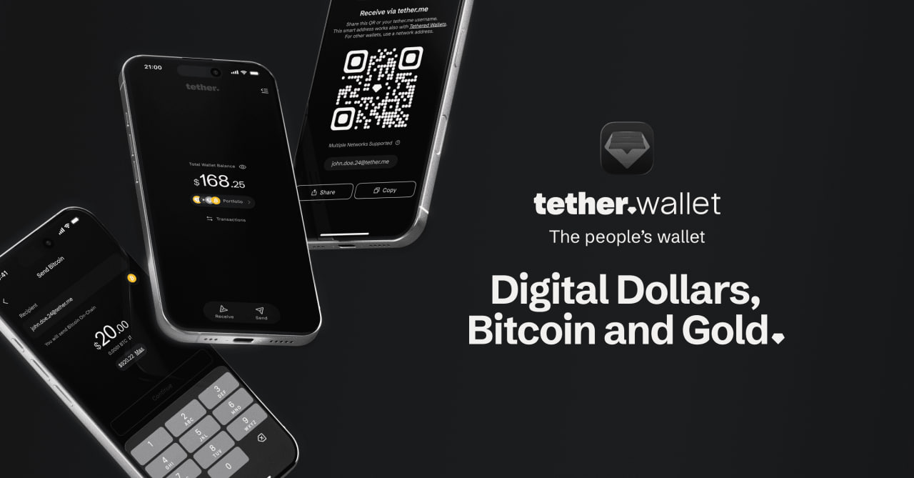 Tether Launches Its Non-Custodial Crypto Wallet