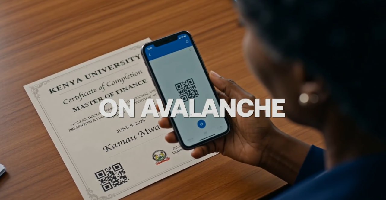 Kenya has moved 30 million academic documents onto the Avalanche blockchain